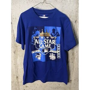 Vintage 2012 MLB All Star Game Blue Shirt M-  NEW